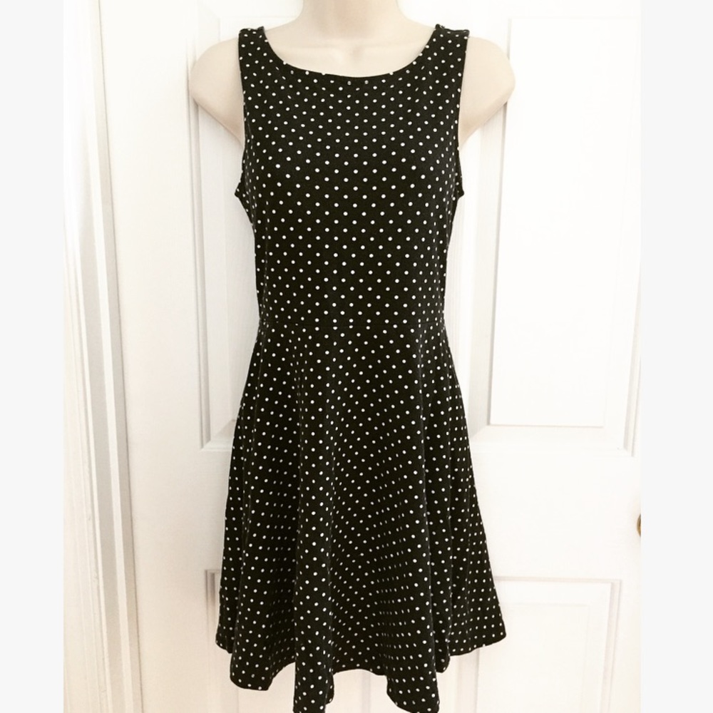 Polka Dot Dress with Bow (on back)